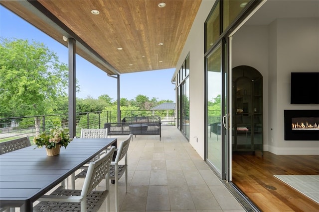 302 Bent Tree Ct, West Lake Hills, TX 78746 - balcony featuring outdoor dining space