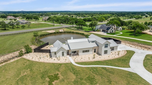 298 Glenview Cir, Belton, TX 76513 - view of subject property with a large body of water and a tree filled landscape