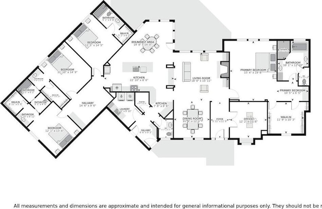 123 County Rd, Paige, TX 78659 - floor plan / room layout