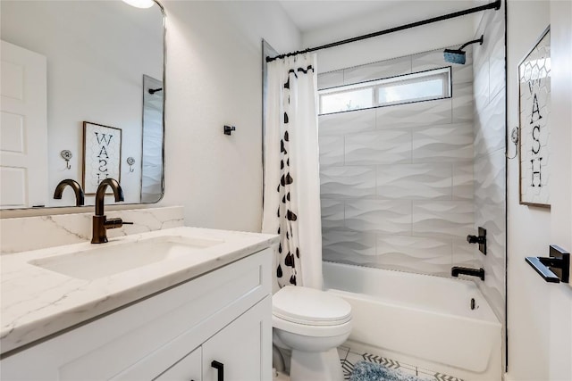8603 Big Horn Cir, Lago Vista, TX 78645 - full bathroom with shower / bath combo with shower curtain and vanity