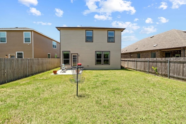 806 Sawbuck Dr, Pflugerville, TX 78660 - rear view of property with a patio area and a fenced backyard