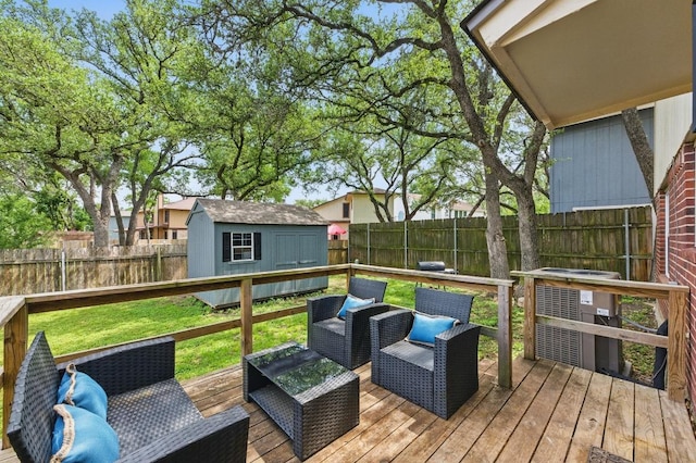 8805 Ravello Pass, Austin, TX 78749 - deck with central air condition unit