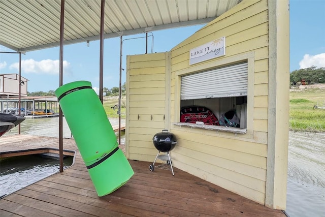 913 Lake Shore Dr, Spicewood, TX 78669 - dock featuring a water view