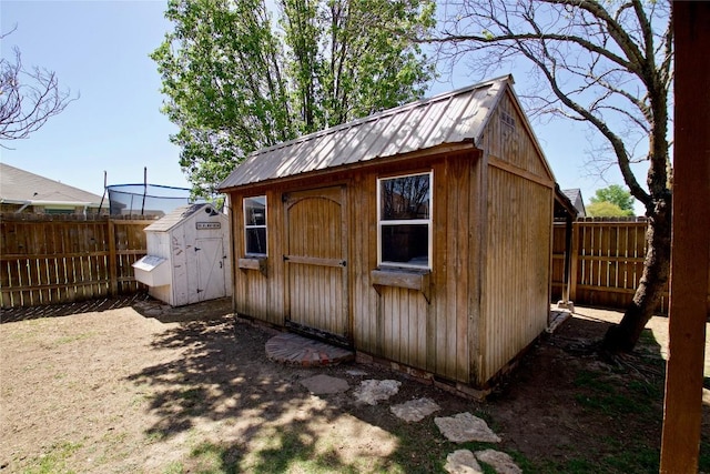 2502 Joseph Dr, Copperas Cove, TX 76522 - view of shed with a fenced backyard