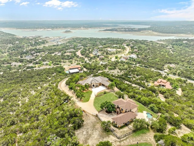 8295 Lime Creek Rd, Volente, TX 78641 - aerial view of property's location featuring a large body of water