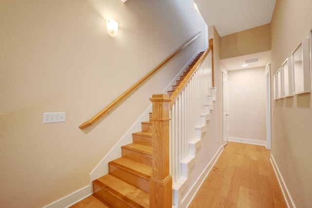 2520 Bluebonnet Ln Unit 41, Austin, TX 78704 - staircase featuring wood finished floors and baseboards