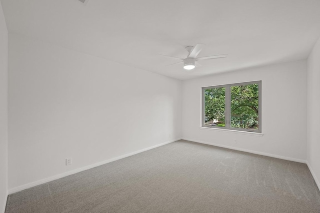 6304 John Chisum Ln, Austin, TX 78749 - carpeted spare room with a ceiling fan and baseboards