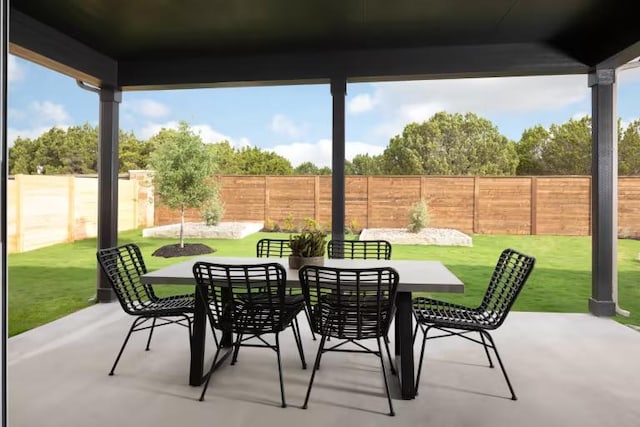 237 Regatta Trl, Leander, TX 78641 - view of patio / terrace featuring outdoor dining area