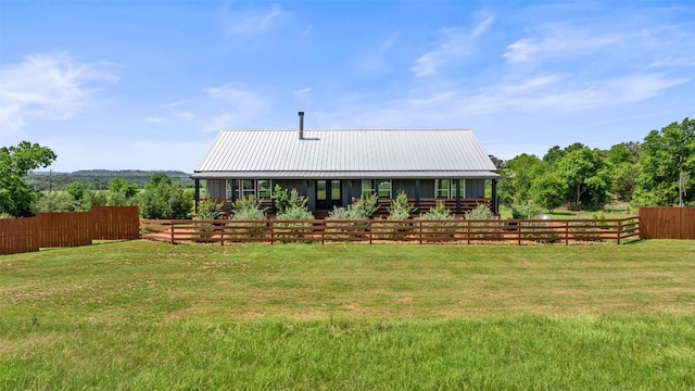 2124 Crabapple Rd, Blanco, TX 78606 - back of house featuring metal roof