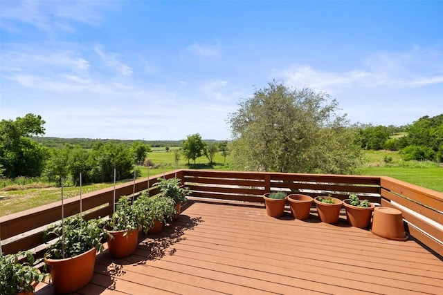 2124 Crabapple Rd, Blanco, TX 78606 - wooden deck with a view of countryside