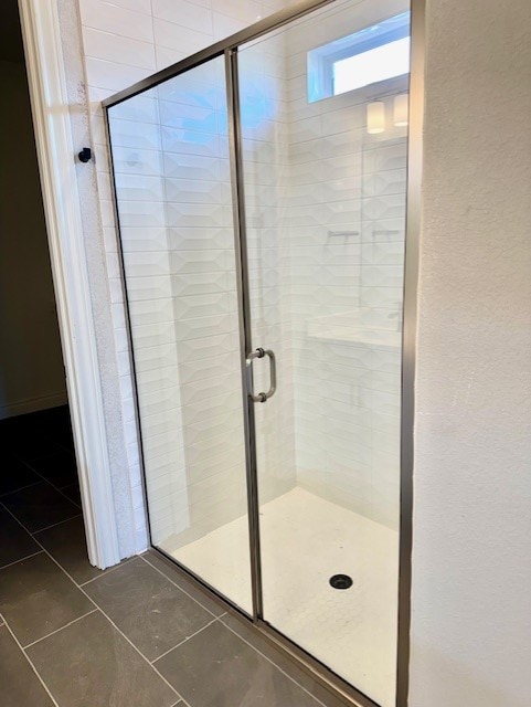 999 N Roger Hanks Pkwy, Dripping Springs, TX 78620 - bathroom with tile patterned flooring and a stall shower