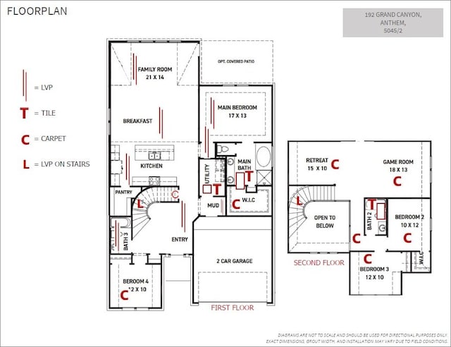 192 Grand Canyon Way, Kyle, TX 78640 - home floor plan