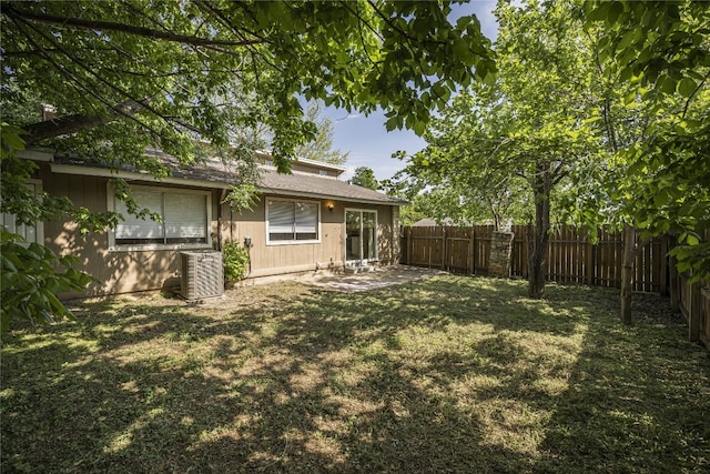 10400 Burmaster Ln Unit A, Austin, TX 78750 - view of yard with a patio and central AC