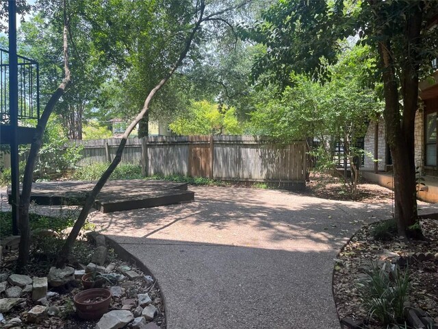 4701 Red River St Unit 104, Austin, TX 78751 - view of yard with a patio area
