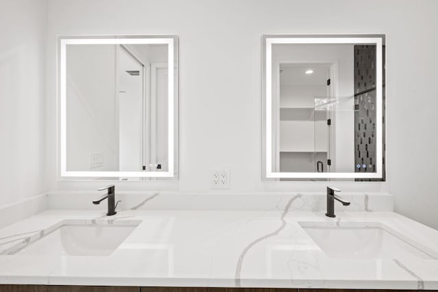 4407 Merle Dr Unit B, Austin, TX 78645 - bathroom with double vanity