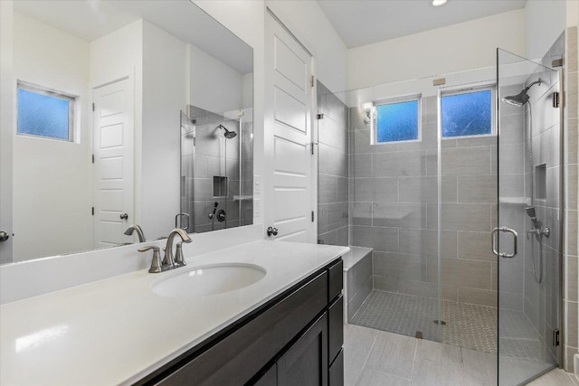 301 Jeffrey David Ln W, Austin, TX 78717 - full bath with a shower stall, healthy amount of natural light, and vanity
