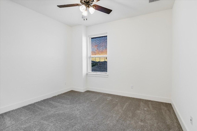 301 Jeffrey David Ln W, Austin, TX 78717 - carpeted spare room featuring baseboards and a ceiling fan
