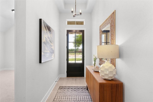 232 San Xavier St, Georgetown, TX 78633 - doorway featuring light wood finished floors and baseboards