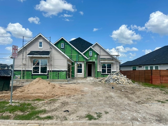 232 San Xavier St, Georgetown, TX 78633 - unfinished property with stucco siding