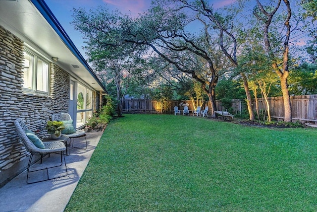 view of yard