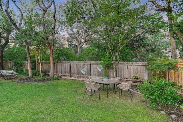 view of yard