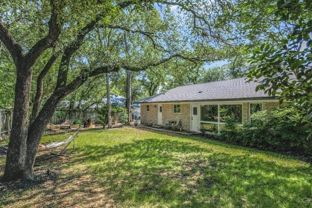 view of yard