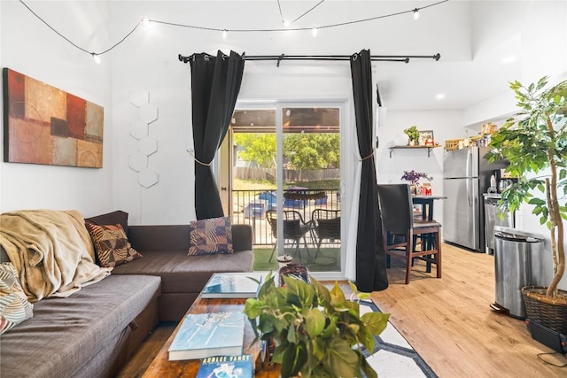 1840 Burton Dr Unit 110, Austin, TX 78741 - living room featuring light wood finished floors