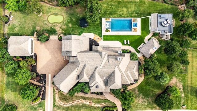 11705 Shoreview Overlook, Austin, TX 78732 - aerial view of property's location with a pool
