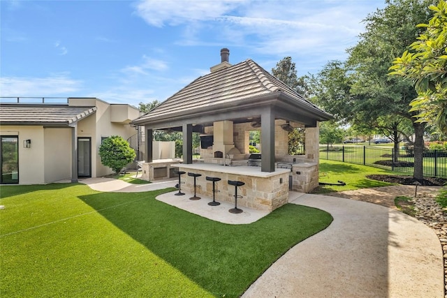 11705 Shoreview Overlook, Austin, TX 78732 - view of patio featuring a gazebo
