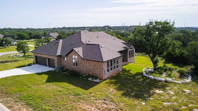 view of subject property