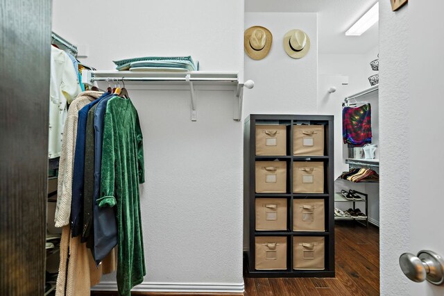1720 Foxboro Ln, Cedar Park, TX 78613 - spacious closet featuring wood finished floors