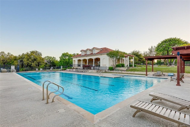 2116 Demona Dr, Austin, TX 78733 - community pool with a patio and fence