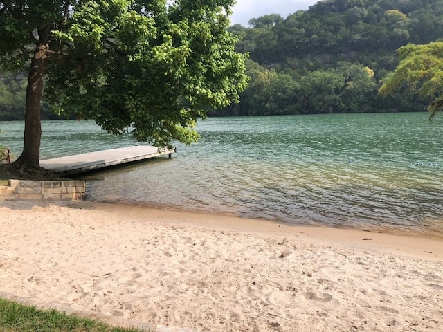 2116 Demona Dr, Austin, TX 78733 - water view with a dock and a boat ramp