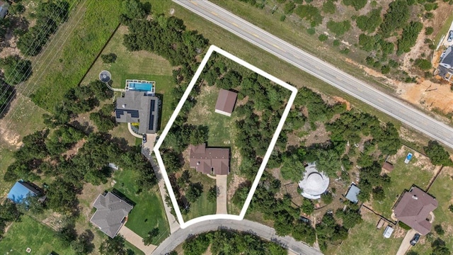 113 N Buckhorn Dr, Bastrop, TX 78602 - aerial map of property and surrounding area featuring property boundaries highlighted