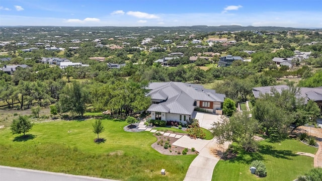 aerial view of property and surrounding area