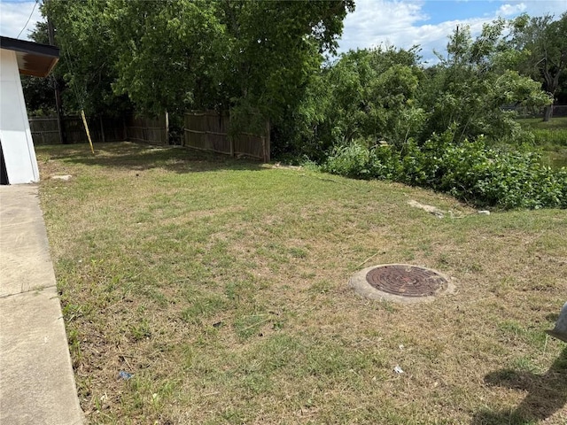 view of yard