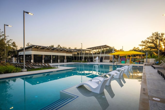 view of community pool