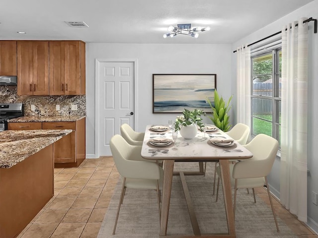 1801 Rock Creek Dr, Round Rock, TX 78681 - dining room with light tile patterned flooring
