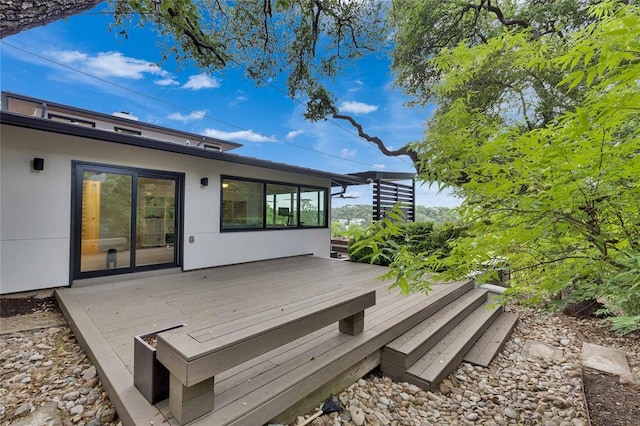 402 Buckeye Trl, West Lake Hills, TX 78746 - view of wooden deck