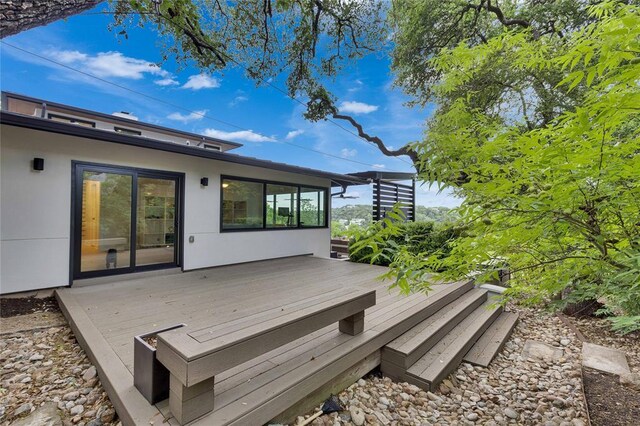 402 Buckeye Trl, West Lake Hills, TX 78746 - view of wooden terrace