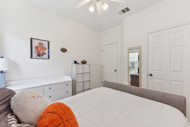 418 Rosedale Blvd, Georgetown, TX 78628 - bedroom with ceiling fan