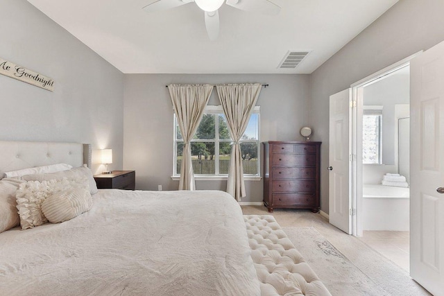 418 Rosedale Blvd, Georgetown, TX 78628 - bedroom featuring multiple windows, carpet flooring, ceiling fan, and baseboards
