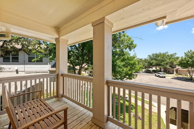 10216 Chaska Cv, Austin, TX 78739 - wooden deck with covered porch
