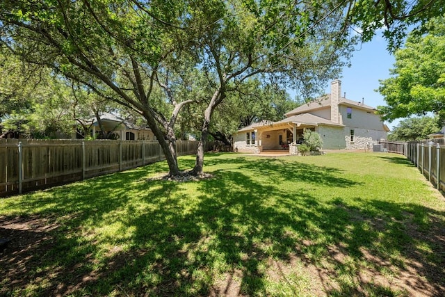 10216 Chaska Cv, Austin, TX 78739 - view of yard featuring a patio