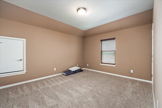 12920 Little Dipper Path, Austin, TX 78732 - unfurnished room with carpet flooring, baseboards, and lofted ceiling