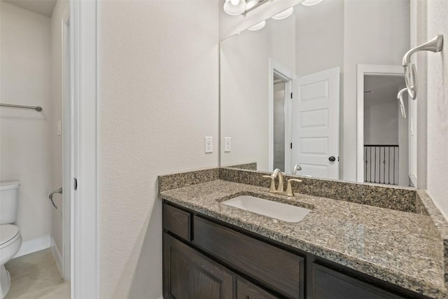 3351 Vasquez Pl, Round Rock, TX 78665 - bathroom featuring vanity and tile patterned flooring