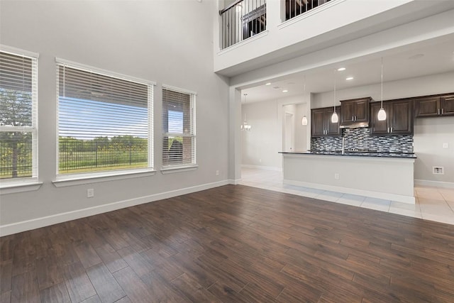 3351 Vasquez Pl, Round Rock, TX 78665 - unfurnished living room featuring light wood finished floors