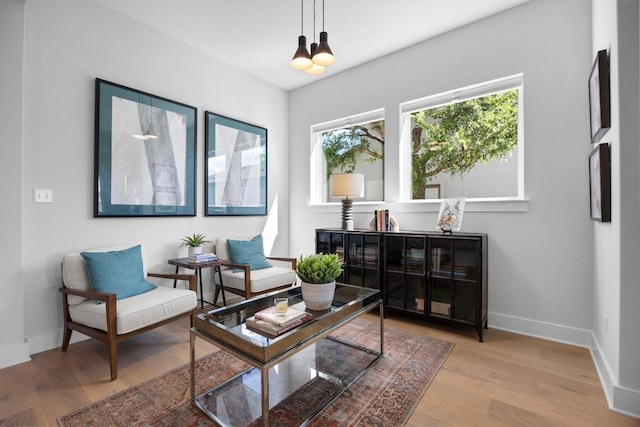105 Monterey Oak Trl, Georgetown, TX 78628 - sitting room with wood finished floors and baseboards
