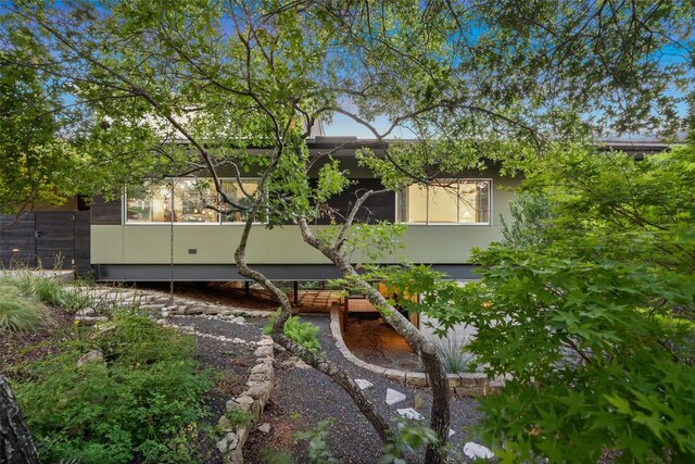 5804 Kaelan Cv, Austin, TX 78730 - rear view of property with stucco siding