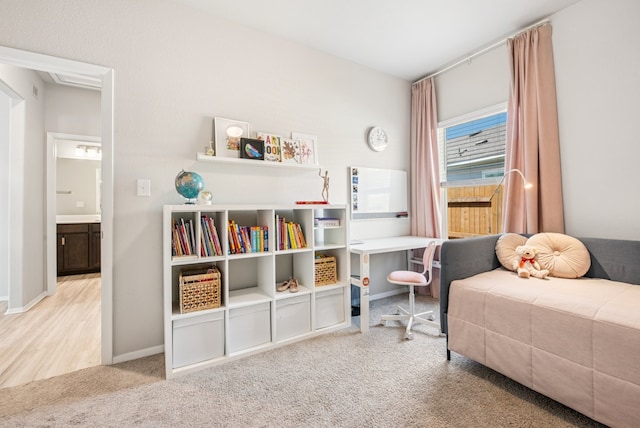 11 Bent Trail Ln, Georgetown, TX 78628 - bedroom featuring carpet flooring and baseboards